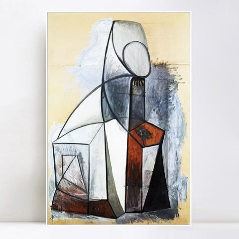 INVIN ART Framed Canvas Giclee Print Art 1946 Composition by Pablo Picasso Wall Art Living Room Home Office Decorations