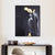 INVIN ART Framed Canvas Giclee Print Art 1947 Visage gris fonc_au chapeau blanc by Pablo Picasso Wall Art Living Room Home Office Decorations