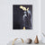 INVIN ART Framed Canvas Giclee Print Art 1947 Visage gris fonc_au chapeau blanc by Pablo Picasso Wall Art Living Room Home Office Decorations