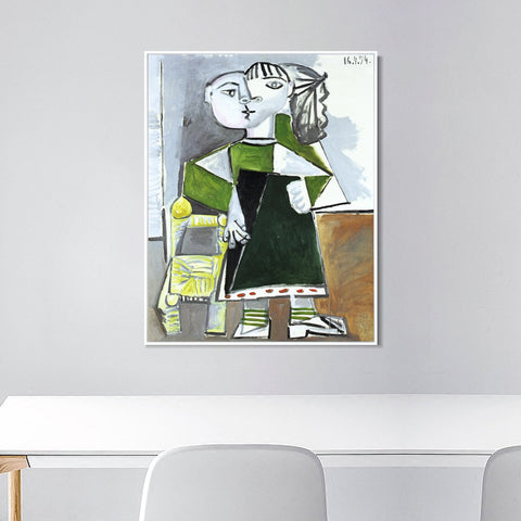 INVIN ART Framed Canvas Giclee Print Art 1954 Paloma debout by Pablo Picasso Wall Art Living Room Home Office Decorations