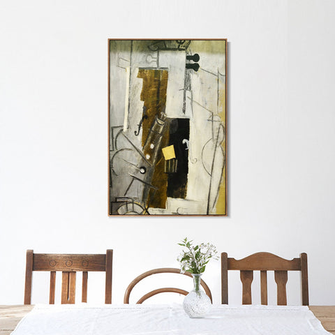 INVIN ART Framed Canvas Giclee Print Art Series#280 by Pablo Picasso Wall Art Living Room Home Office Decorations