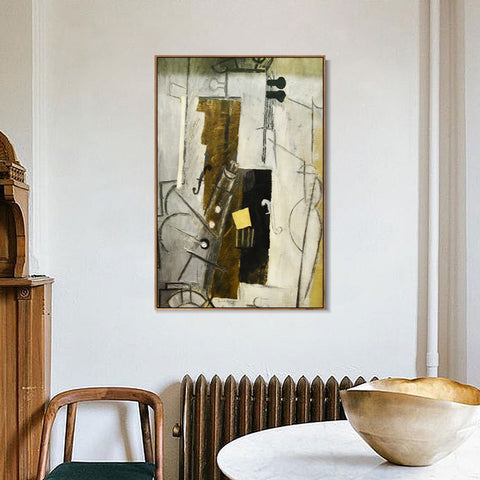 INVIN ART Framed Canvas Giclee Print Art Series#280 by Pablo Picasso Wall Art Living Room Home Office Decorations