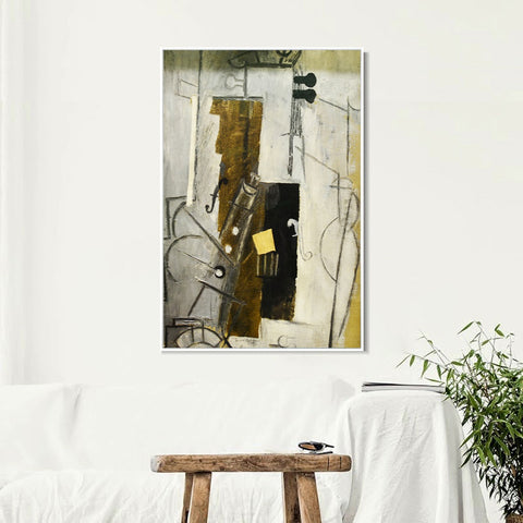 INVIN ART Framed Canvas Giclee Print Art Series#280 by Pablo Picasso Wall Art Living Room Home Office Decorations