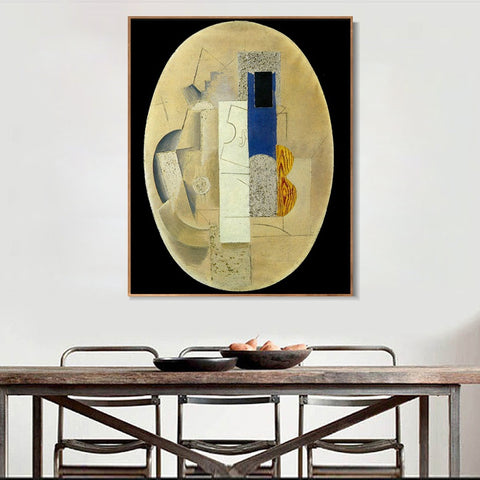 INVIN ART Framed Canvas Giclee Print Art 1913 Violon et guitare1 by Pablo Picasso Wall Art Living Room Home Office Decorations
