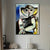 INVIN ART Framed Canvas Giclee Print Art 1971 Personnage [Femme assise] by Pablo Picasso Wall Art Living Room Home Office Decorations