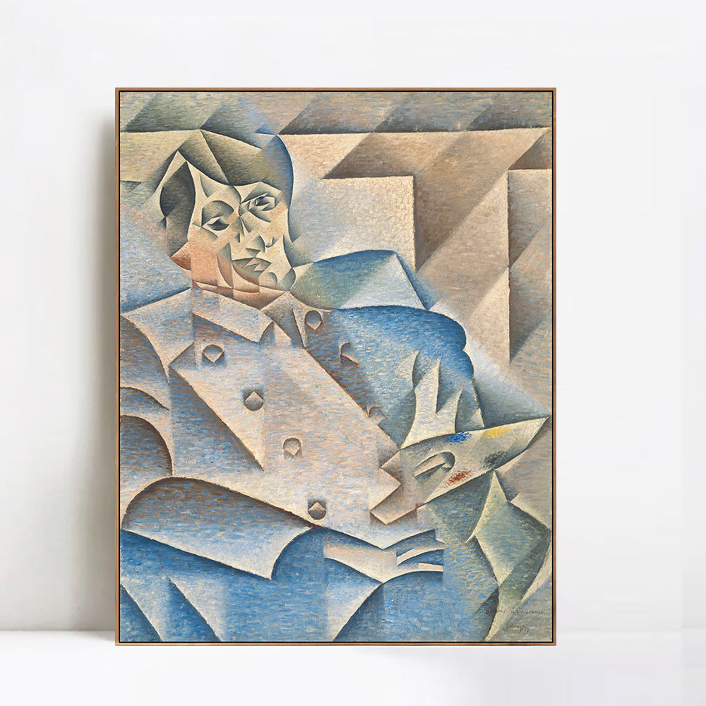 INVIN ART Framed Canvas Giclee Print Art Portrait of Pablo Picasso by Pablo Picasso Wall Art Living Room Home Office Decorations