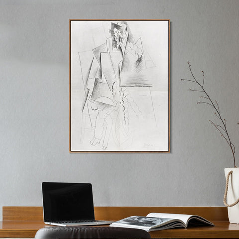 INVIN ART Framed Canvas Giclee Print Art Number 10,December 1916 by Pablo Picasso Wall Art Living Room Home Office Decorations