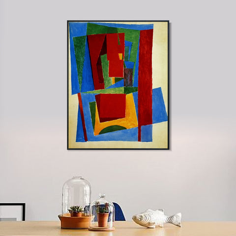 INVIN ART Framed Canvas Giclee Print Art 1916 Femme assise dans un fauteuil by Pablo Picasso Wall Art Living Room Home Office Decorations