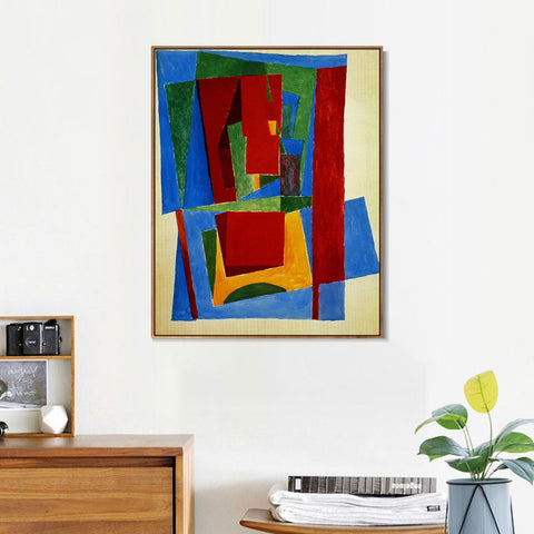 INVIN ART Framed Canvas Giclee Print Art 1916 Femme assise dans un fauteuil by Pablo Picasso Wall Art Living Room Home Office Decorations