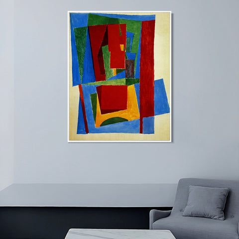 INVIN ART Framed Canvas Giclee Print Art 1916 Femme assise dans un fauteuil by Pablo Picasso Wall Art Living Room Home Office Decorations