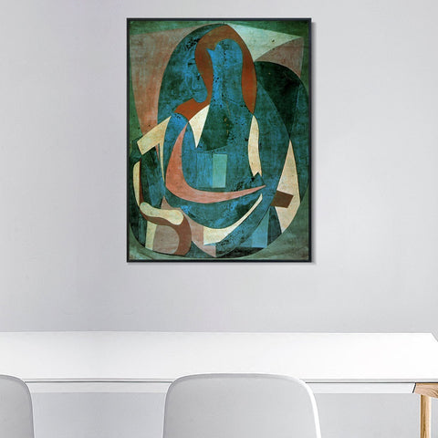 INVIN ART Framed Canvas Giclee Print Art 1920 Femme assise dans un fauteuil1 by Pablo Picasso Wall Art Living Room Home Office Decorations