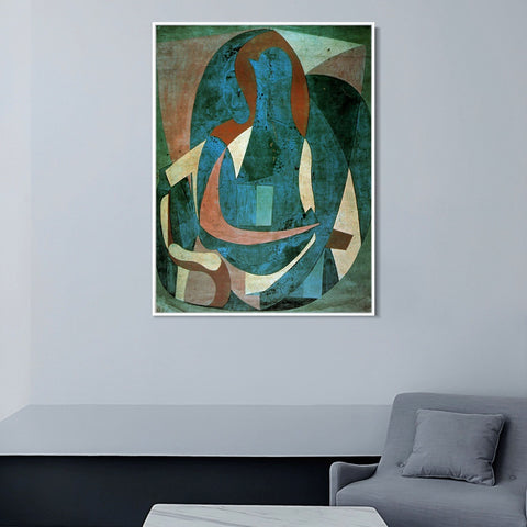 INVIN ART Framed Canvas Giclee Print Art 1920 Femme assise dans un fauteuil1 by Pablo Picasso Wall Art Living Room Home Office Decorations