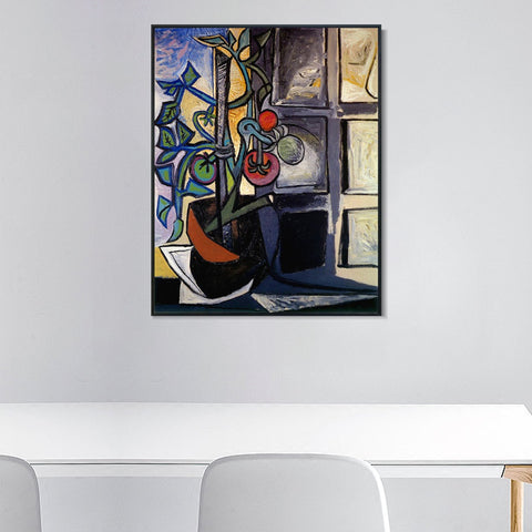 INVIN ART Framed Canvas Giclee Print Art 1944 Plant de tomates by Pablo Picasso Wall Art Living Room Home Office Decorations