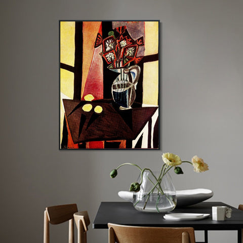INVIN ART Framed Canvas Giclee Print Art 1941 Nature morte 2 by Pablo Picasso Wall Art Living Room Home Office Decorations
