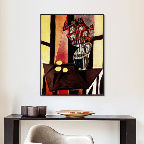 INVIN ART Framed Canvas Giclee Print Art 1941 Nature morte 2 by Pablo Picasso Wall Art Living Room Home Office Decorations