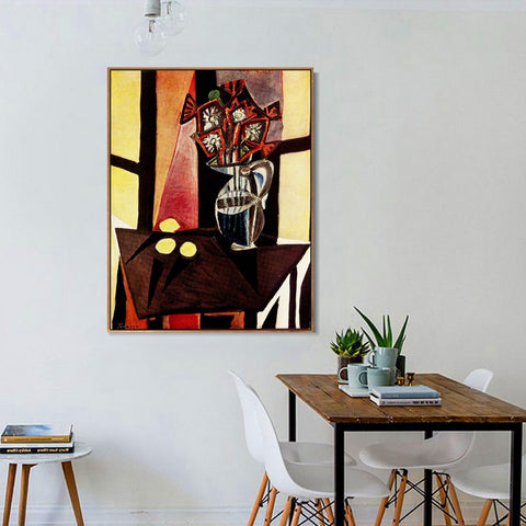 INVIN ART Framed Canvas Giclee Print Art 1941 Nature morte 2 by Pablo Picasso Wall Art Living Room Home Office Decorations