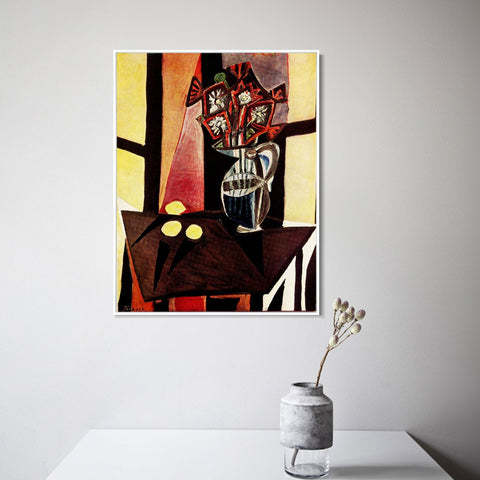 INVIN ART Framed Canvas Giclee Print Art 1941 Nature morte 2 by Pablo Picasso Wall Art Living Room Home Office Decorations