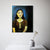 INVIN ART Framed Canvas Giclee Print Art 1942 Femme au corsage de satin (Portrait de Dora Maar) by Pablo Picasso Wall Art Living Room Home Office Decorations
