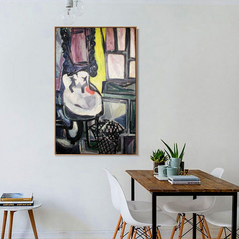 INVIN ART Framed Canvas Giclee Print Art 1942 Le lavabo by Pablo Picasso Wall Art Living Room Home Office Decorations