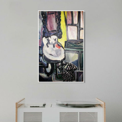 INVIN ART Framed Canvas Giclee Print Art 1942 Le lavabo by Pablo Picasso Wall Art Living Room Home Office Decorations