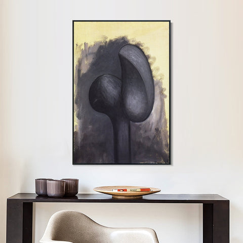 INVIN ART Framed Canvas Giclee Print Art 1945 Composition et volumes by Pablo Picasso Wall Art Living Room Home Office Decorations