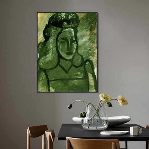 INVIN ART Framed Canvas Giclee Print Art 1945 Series#331 by Pablo Picasso Wall Art Living Room Home Office Decorations