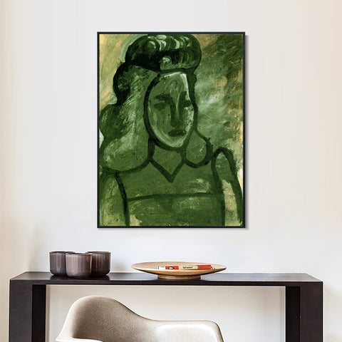 INVIN ART Framed Canvas Giclee Print Art 1945 Series#331 by Pablo Picasso Wall Art Living Room Home Office Decorations