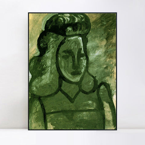 INVIN ART Framed Canvas Giclee Print Art 1945 Series#331 by Pablo Picasso Wall Art Living Room Home Office Decorations