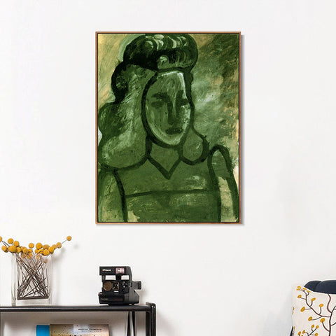 INVIN ART Framed Canvas Giclee Print Art 1945 Series#331 by Pablo Picasso Wall Art Living Room Home Office Decorations