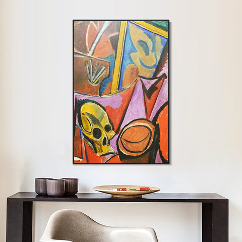 INVIN ART Framed Canvas Giclee Print Art Series#334 by Pablo Picasso Wall Art Living Room Home Office Decorations