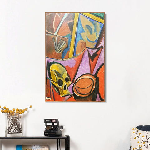 INVIN ART Framed Canvas Giclee Print Art Series#334 by Pablo Picasso Wall Art Living Room Home Office Decorations