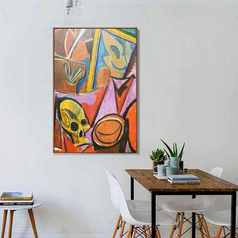 INVIN ART Framed Canvas Giclee Print Art Series#334 by Pablo Picasso Wall Art Living Room Home Office Decorations