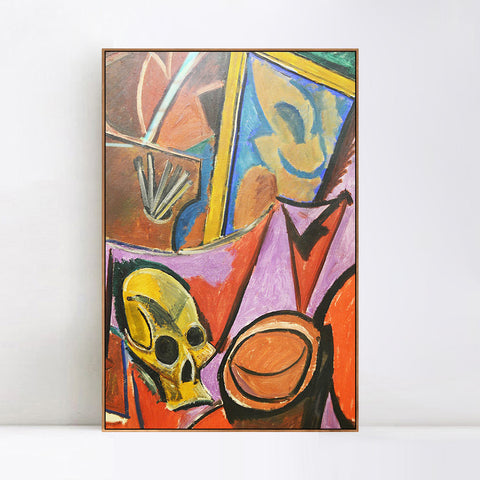 INVIN ART Framed Canvas Giclee Print Art Series#334 by Pablo Picasso Wall Art Living Room Home Office Decorations