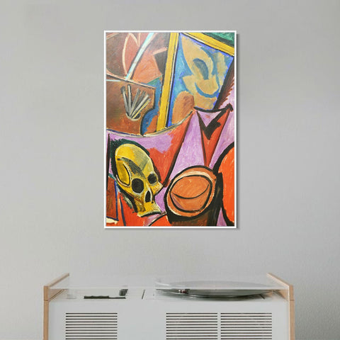 INVIN ART Framed Canvas Giclee Print Art Series#334 by Pablo Picasso Wall Art Living Room Home Office Decorations