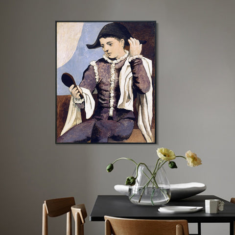 INVIN ART Framed Canvas Giclee Print Art Series#336 by Pablo Picasso Wall Art Living Room Home Office Decorations