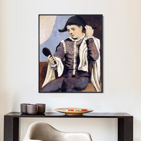 INVIN ART Framed Canvas Giclee Print Art Series#336 by Pablo Picasso Wall Art Living Room Home Office Decorations