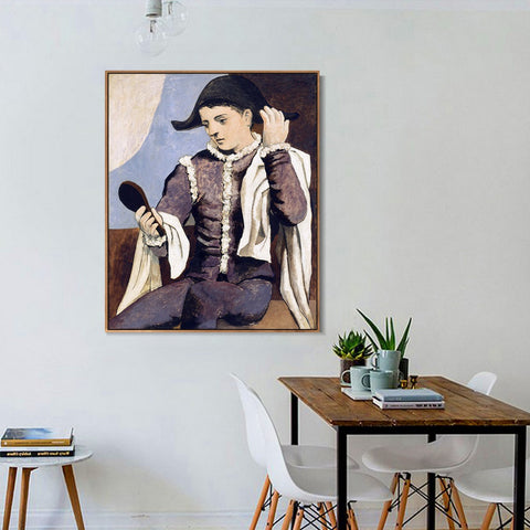 INVIN ART Framed Canvas Giclee Print Art Series#336 by Pablo Picasso Wall Art Living Room Home Office Decorations