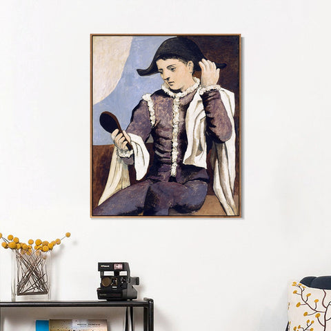 INVIN ART Framed Canvas Giclee Print Art Series#336 by Pablo Picasso Wall Art Living Room Home Office Decorations