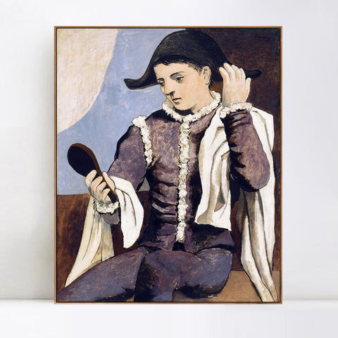 INVIN ART Framed Canvas Giclee Print Art Series#336 by Pablo Picasso Wall Art Living Room Home Office Decorations