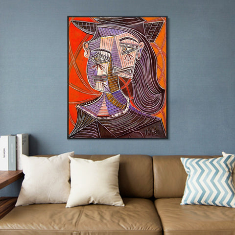 INVIN ART Framed Canvas Giclee Print Art 1940 Buste de femme 1 by Pablo Picasso Wall Art Living Room Home Office Decorations