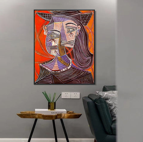 INVIN ART Framed Canvas Giclee Print Art 1940 Buste de femme 1 by Pablo Picasso Wall Art Living Room Home Office Decorations