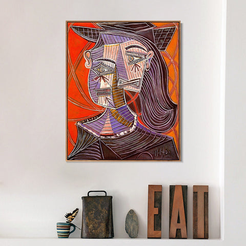 INVIN ART Framed Canvas Giclee Print Art 1940 Buste de femme 1 by Pablo Picasso Wall Art Living Room Home Office Decorations