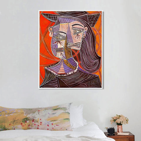 INVIN ART Framed Canvas Giclee Print Art 1940 Buste de femme 1 by Pablo Picasso Wall Art Living Room Home Office Decorations