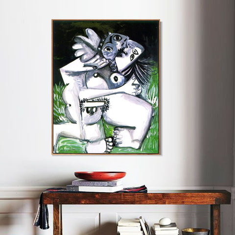 INVIN ART Framed Canvas Giclee Print Art 1969 L'enreinte by Pablo Picasso Wall Art Living Room Home Office Decorations