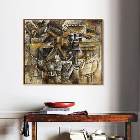 INVIN ART Framed Canvas Giclee Print Art Series#352 by Pablo Picasso Wall Art Living Room Home Office Decorations