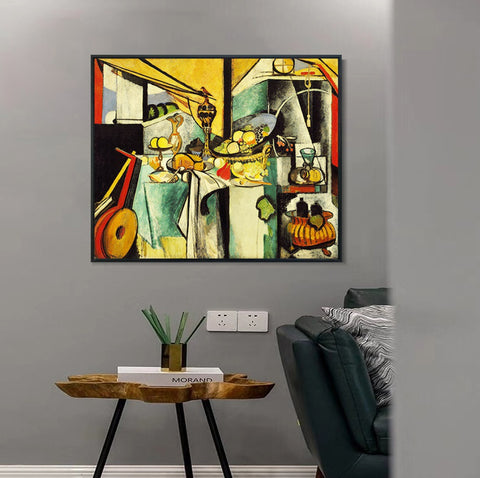 INVIN ART Framed Canvas Giclee Print Art Series#354 by Pablo Picasso Wall Art Living Room Home Office Decorations