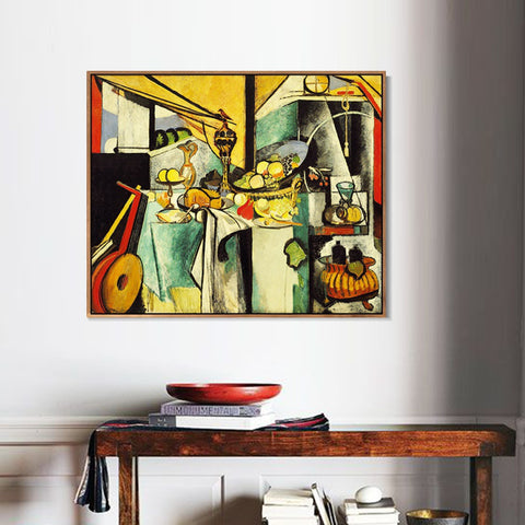INVIN ART Framed Canvas Giclee Print Art Series#354 by Pablo Picasso Wall Art Living Room Home Office Decorations