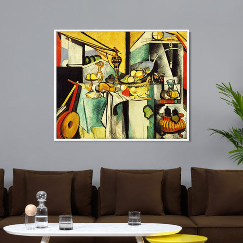 INVIN ART Framed Canvas Giclee Print Art Series#354 by Pablo Picasso Wall Art Living Room Home Office Decorations