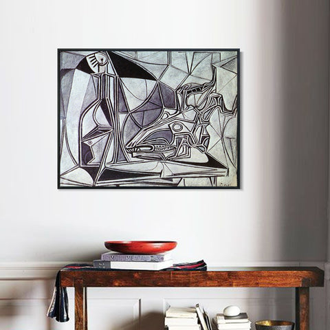 INVIN ART Framed Canvas Giclee Print Art picasso (6) by Pablo Picasso Wall Art Living Room Home Office Decorations