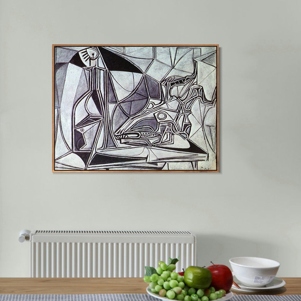 INVIN ART Framed Canvas Giclee Print Art picasso (6) by Pablo Picasso Wall Art Living Room Home Office Decorations